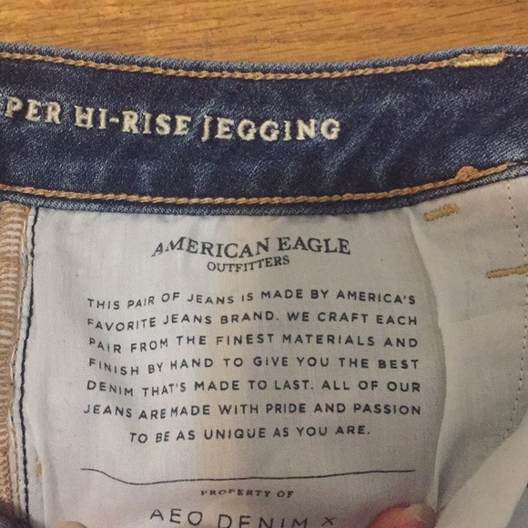 American Eagle high wasted strength denim jegging - Picture 5 of 6